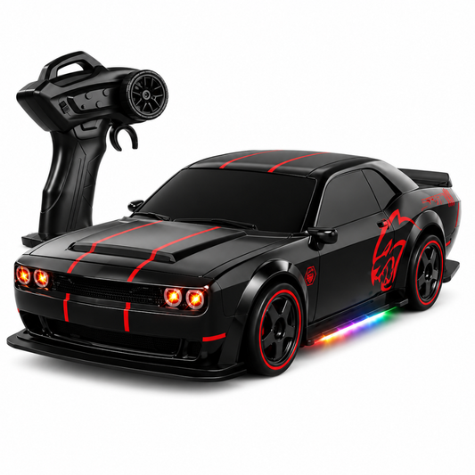 Hellcat a Control Remoto Drift con Luces y Sonido